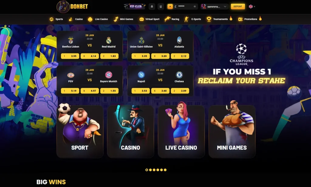 DonBet Casino Games